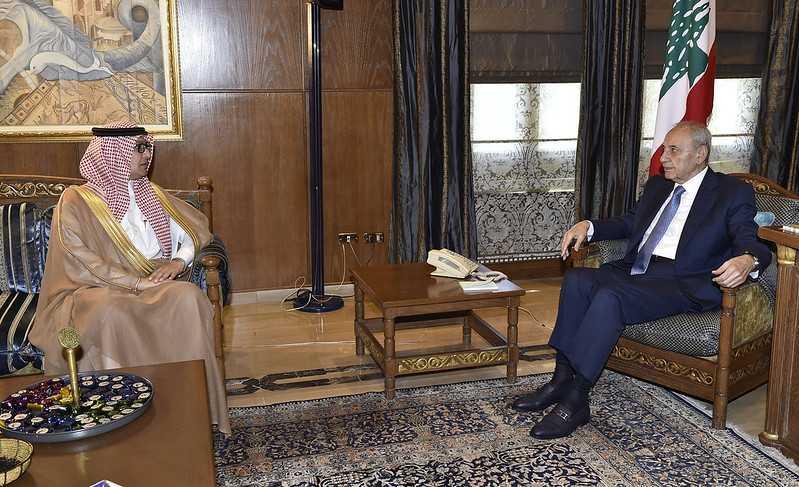 بري عرض الاوضاع مع بخاري واستقبل ارسلان وكومار
