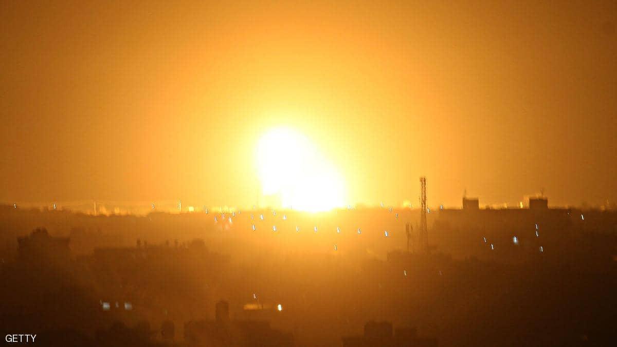 غارات إسرائيلية على قطاع غزة