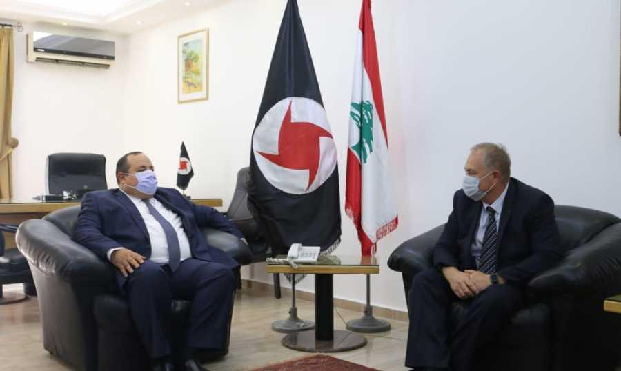 رئيس القومي والسفير الروسي اكدا اهمية مؤتمر دمشق