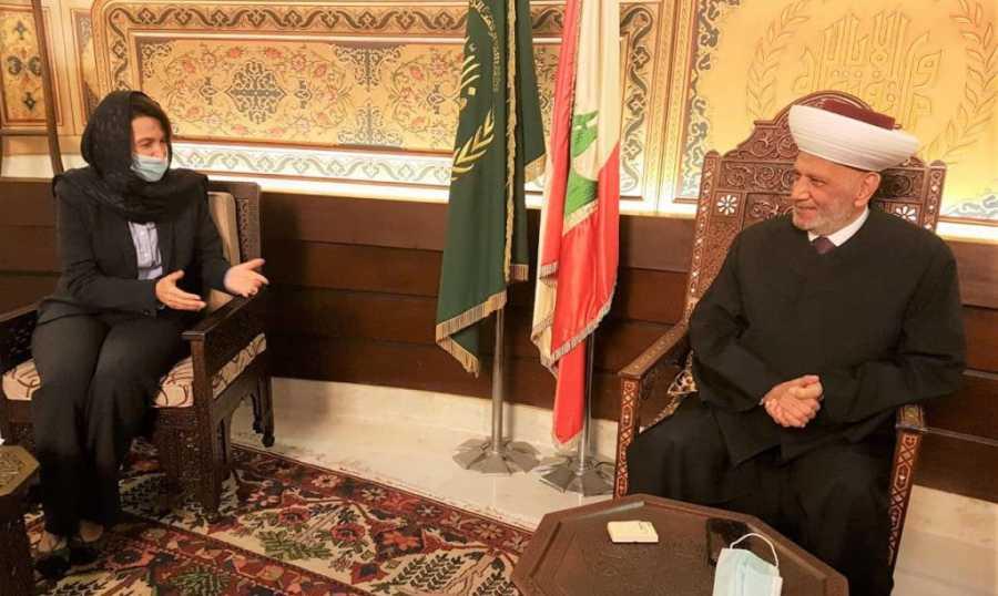 دريان يستقبل سفيرة فرنسا: لحكومة انقاذية متجانسة