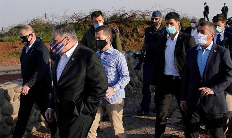 في أبعاد زيارة بومبيو للجولان..انهاء الصراع وتثبيت الحدود حماده: المنطقة مقبلة على مرحلة صعبة