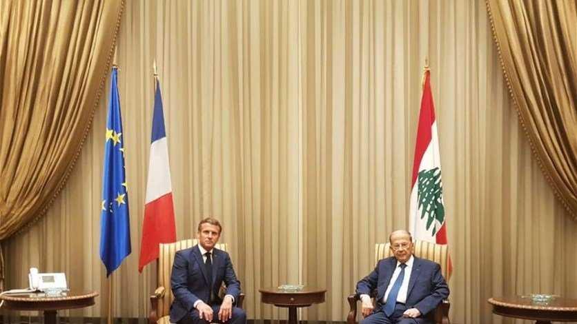ماكرون يبرق الى عون مهنئا بالإستقلال: فرنسا الى جانبكم سنتعاون والأمم المتحدة والشركاء لعقد مؤتمر دولي لدعمكم