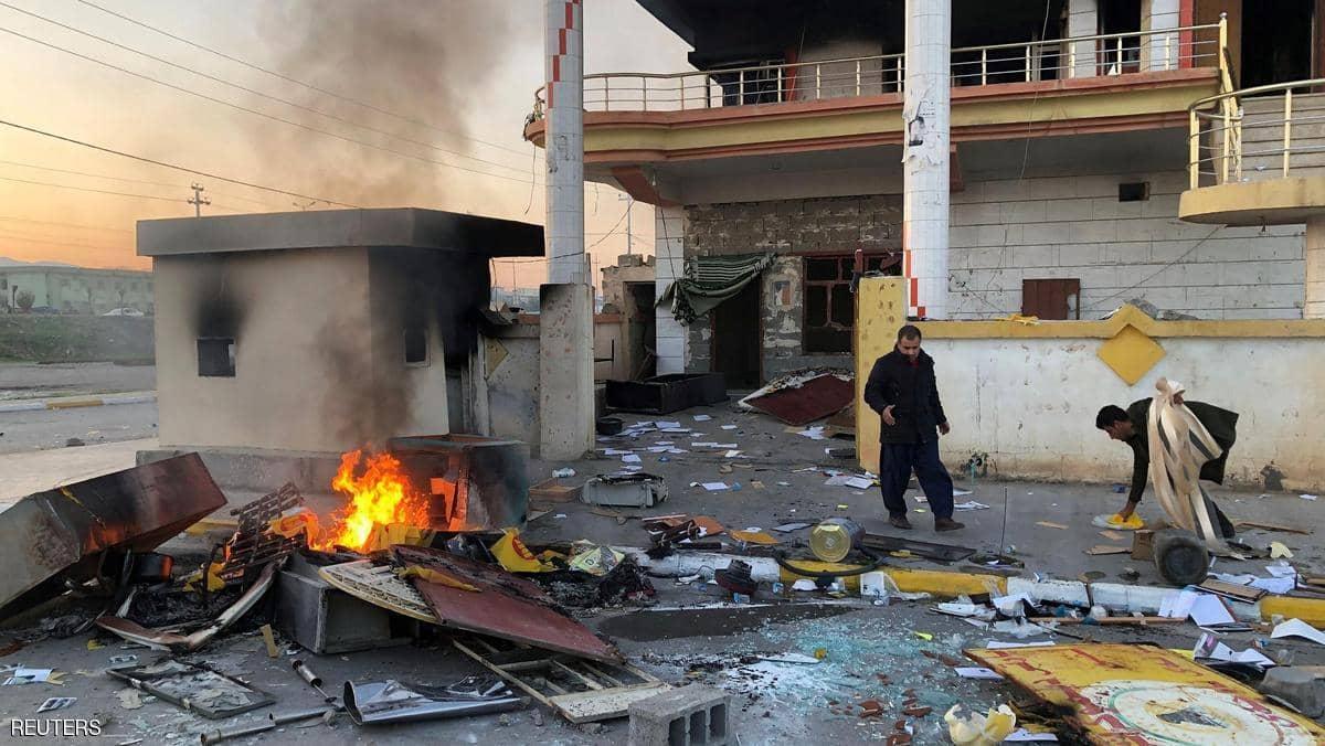 ارتفاع ضحايا احتجاجات كردستان العراق.. وفرض حظر للتجول