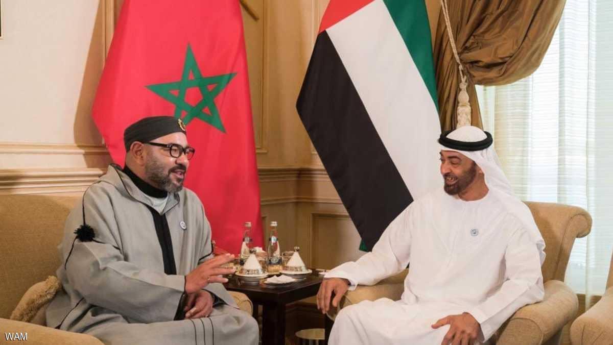 محمد بن زايد يتلقى اتصالاً هاتفياً من ملك المغرب