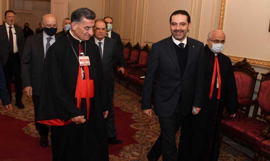 الحريري من بكركي: أبلغت الراعي أن لا حكومة كيف ما كان.. ولا غطاء ولا تغطية على أحد