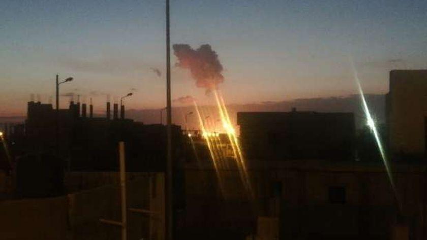 انفجار خط نقل الغاز غرب العريش دون إصابات