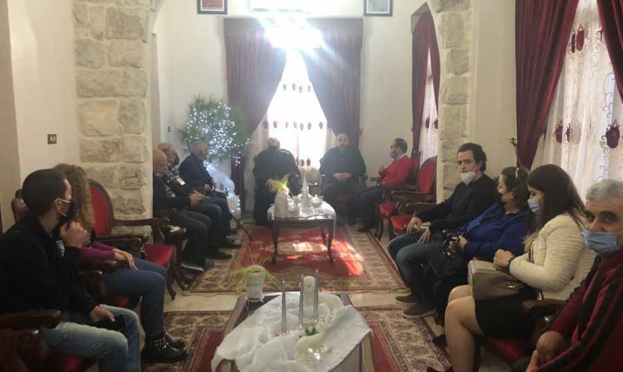 وفد من هيئة النبطية في الوطني الحر عايد الفاعليات المسيحية