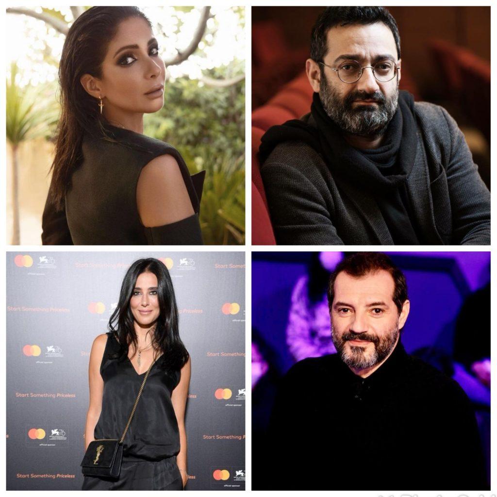 منى زكي، عادل كرم، نادين لبكي، جورج خباز وغيرهم في فيلم سينمائي
