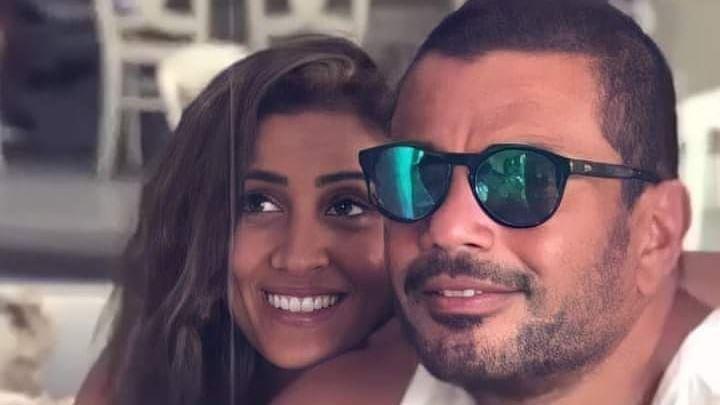 هل عادت المياه إلى مجاريها بين عمرو دياب ودينا الشربيني؟