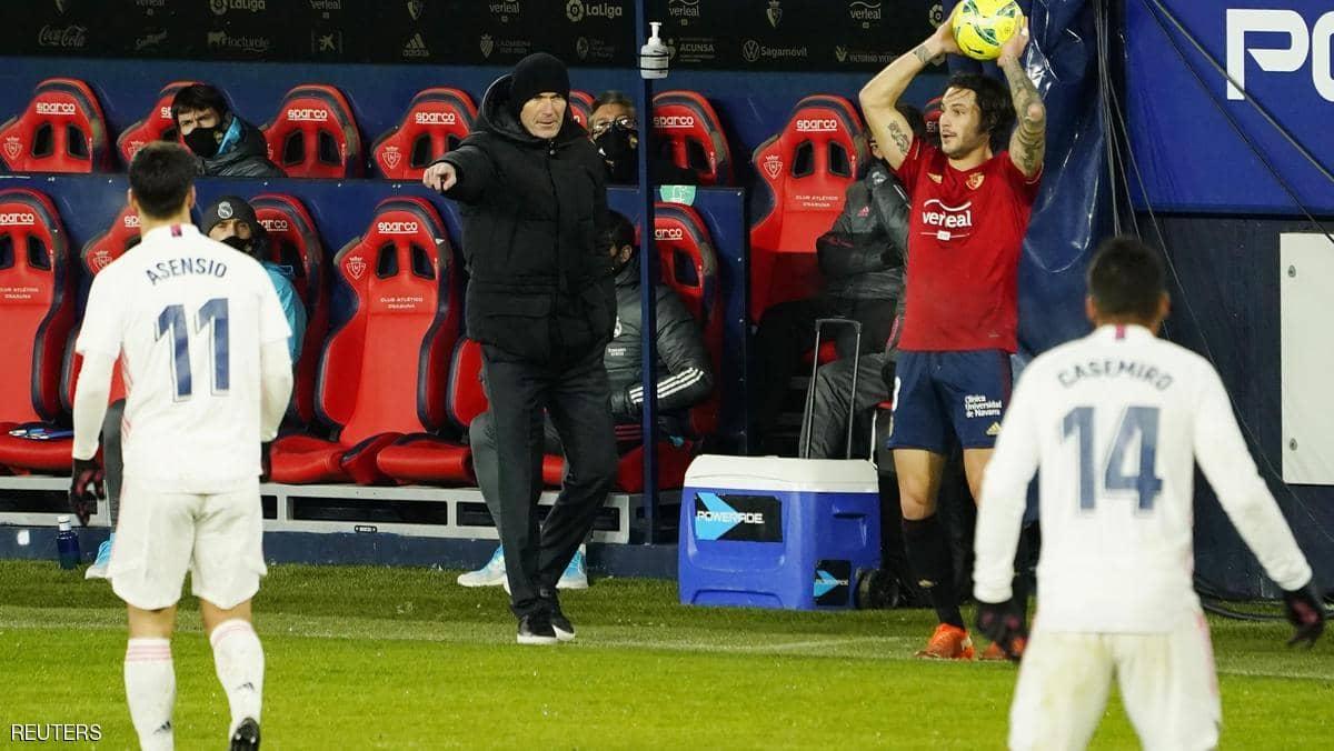 زيدان بعد "التعثر": لا نعرف كيف سنعود إلى مدريد