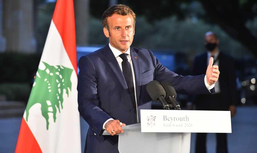 ماكرون لبايدن: مستعدون للتعاون مع الولايات المتحدة حول الوضع في لبنان ونووي إيران