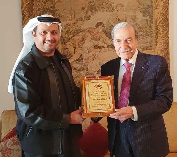 الخليل استقبل الشامسي في زيارة وداعية
