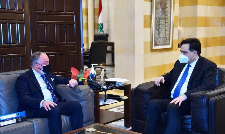 دياب يلتقي شيا ويبحث مع ديل كول الانتهاكات الإسرائيلية