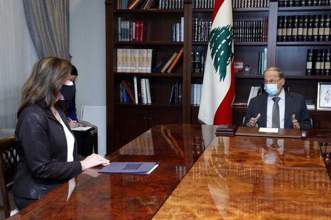 شيا تجول حاملة رسائل في المال والحدود والتأليف وتنقل الاجابات لادارتها: تشجيع على حكومة تكافح الفساد واستئناف الترسيم وتدقيق جنائي شامل