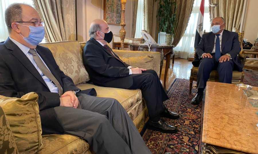 وهبة التقى نظيره المصري وابو الغيط... وهذا ما تم بحثه