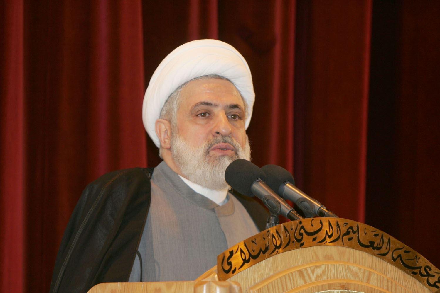 نعيم قاسم: نحن في "حزب الله" لبنانيون والحلّ أن نكون في محور المقاومة برعاية إيران