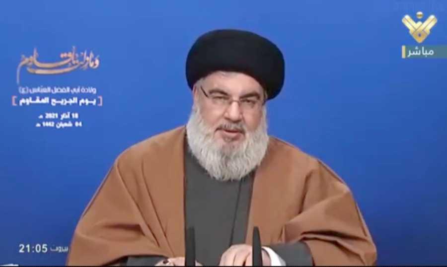 "هناك من يعمل لإشعال حرب أهلية".. نصرالله: لتشكيل حكومة تكنوسياسية.. أو لتفعيل "المستقيلة"