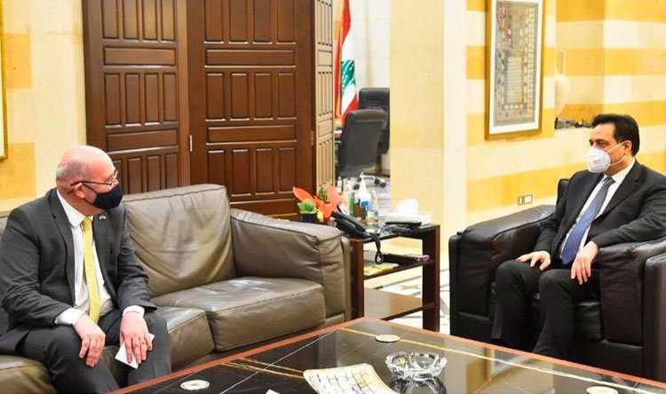 لقاءات ديبلوماسية في السراي
