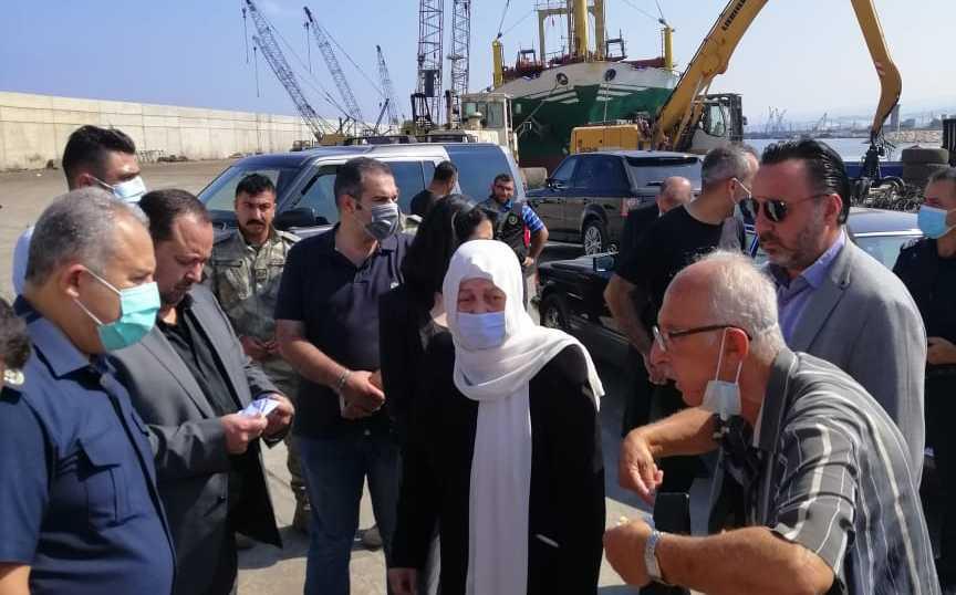 الحريري تفقدت مرفأ صيدا الجديد:لاستكماله وتفعيله دعما لاقتصاد المدينة