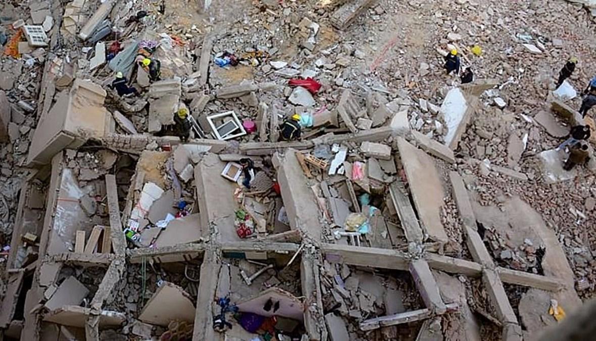انهيار أجزاء من عقارين في الاسكندرية
