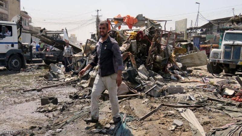 انفجار يضرب سوقا مكتظة في العاصمة العراقية بغداد
