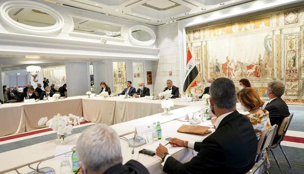 الكاظمي يلتقي عدداً من رؤساء الشركات ورجال الأعمال الإيطاليين في روما
