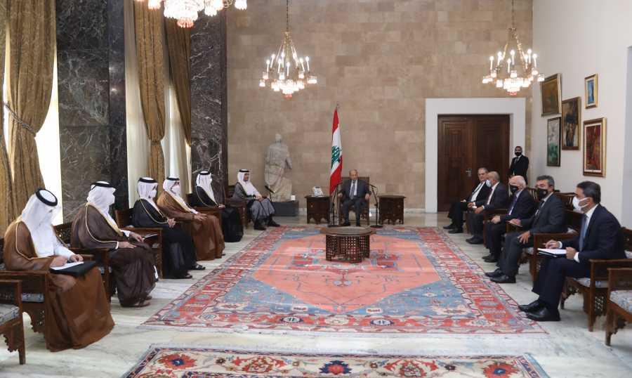 بعد وصوله الى بيروت.. وزير الخارجية القطري جال على الرؤساء الثلاثة وجدد دعم قطر للبنان وللجيش عون: لبنان يرحّب بدعم قطر الدائم