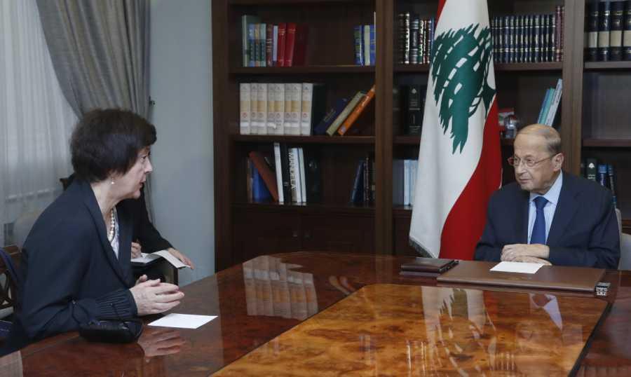 عون : لبنان يرغب بالتمديد لليونيفيل وباستئناف مفاوضات الترسيم