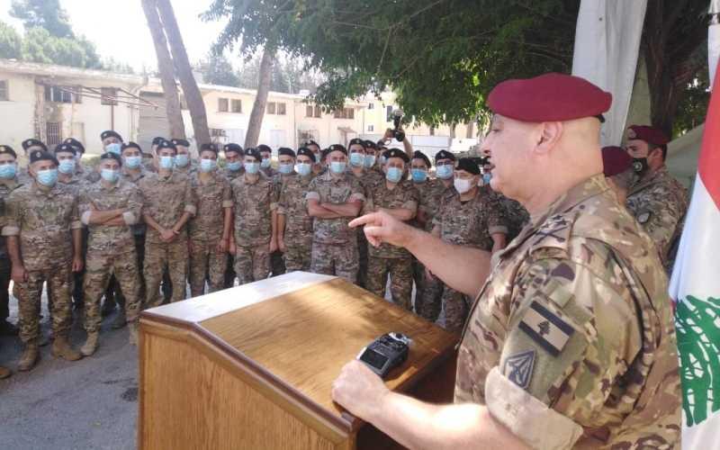 قائد الجيش من البقاع:لا فرص لأصحاب الفوضى والفتن