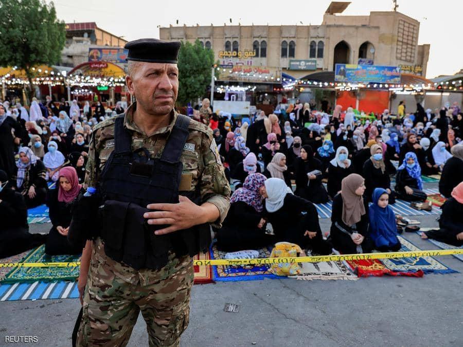 بالصور.. "عيد حزين" في بغداد غداة الهجوم الإرهابي