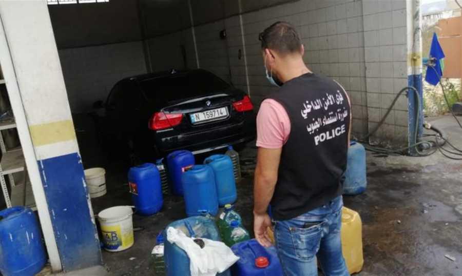 بالصّور: خزّنوا كميّة كبيرة من المحروقات لبيعها في السّوق السودا