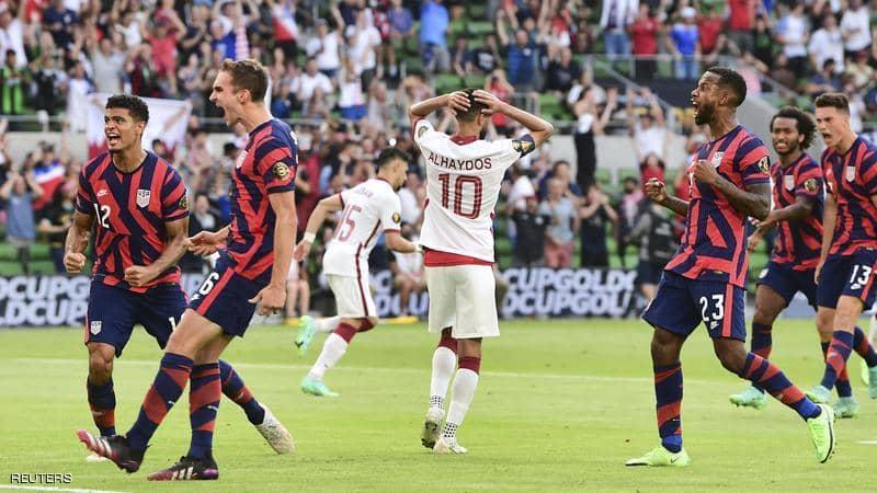 الولايات المتحدة تطيح قطر من قبل نهائي الكأس الذهبية