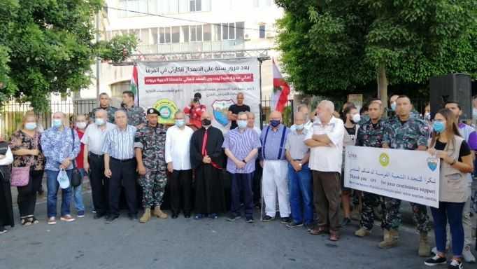 مسيرات شموع وصلاة في ذكرى تفجير مرفأ بيروت