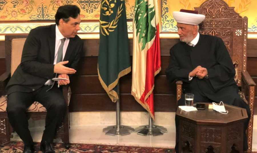 دريان تقبل التعازي بالمفتي الميس في دار الفتوى.. محمد سليمان: ما حصل في خلدة نتيجة غياب الدولة