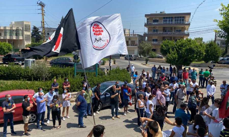 وقفات احتجاجية للقومي في الكورة وطرابلس والبترون وراشيا