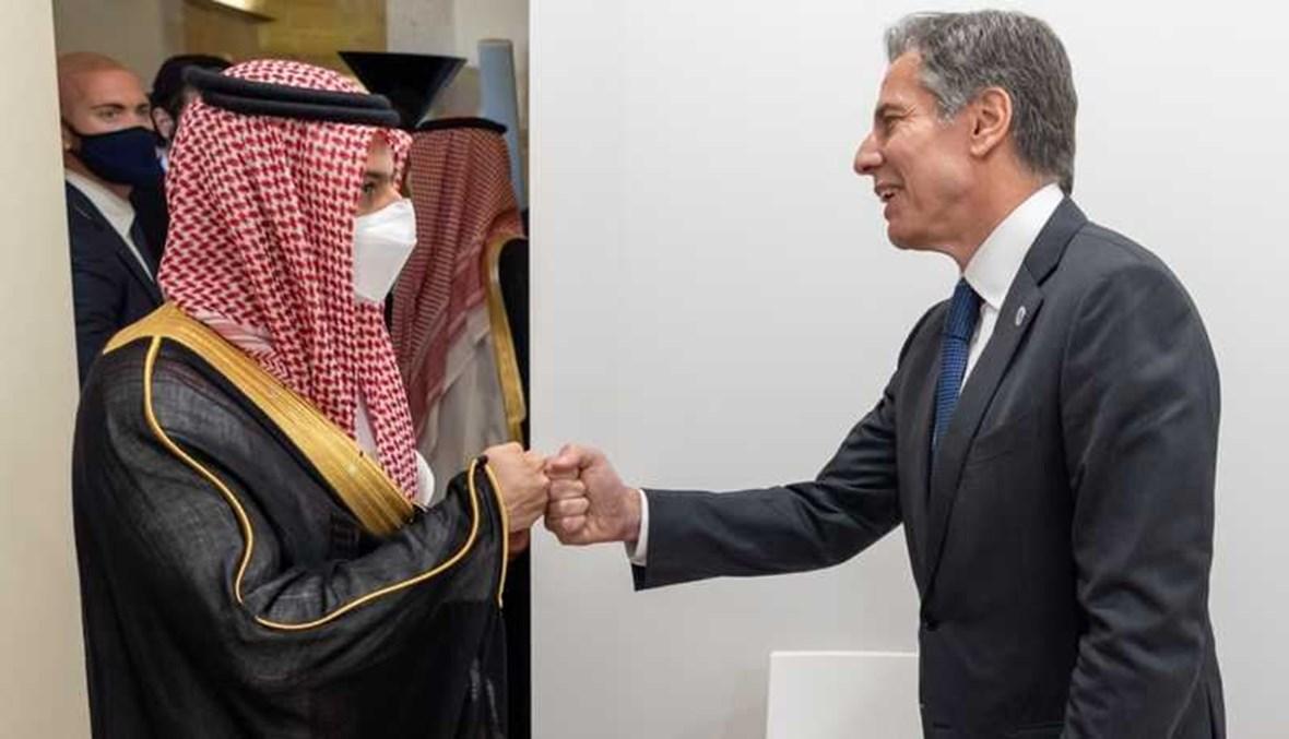 ماذا بحث وزير الخارجية الأميركي مع نظيره السعودي؟