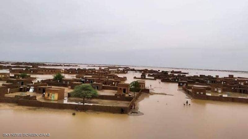 السودان.. سيول جارفة تعزل قرى كاملة والسكان يستغيثون