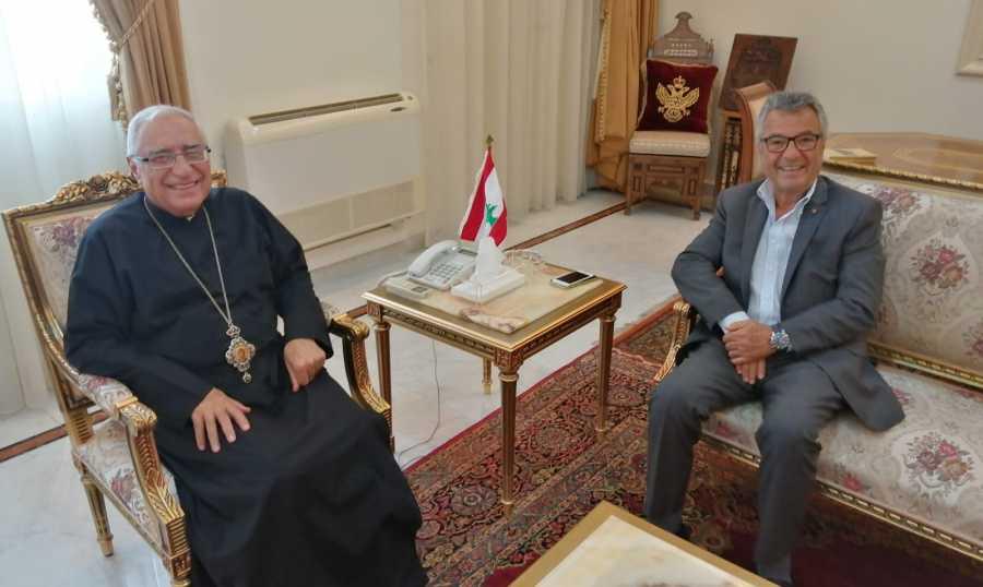 العبسي التقى المقدسي واطلع من البركس على تفاصيل أزمة المحروقات