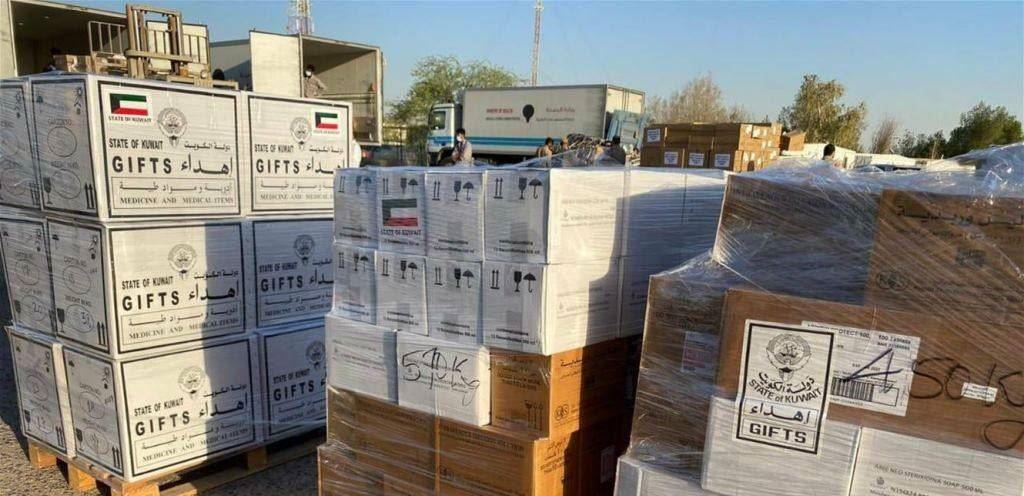 مساعدات طبيّة عاجلة من الهلال الأحمر الكويتي في طريقها إلى لبنان