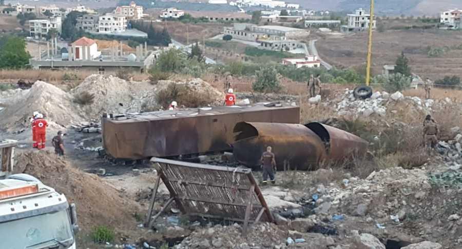 مجزرة في التليل العكاريّة وتضارب في المعلومات... انفجار خزان محروقات وسقوط عدد كبير من الضحايا