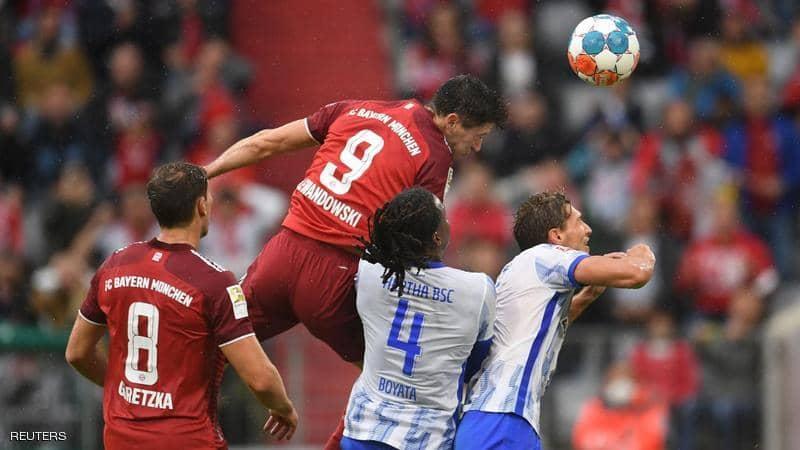 ليفاندوفسكي يهدي بايرن الفوز على هيرتا برلين