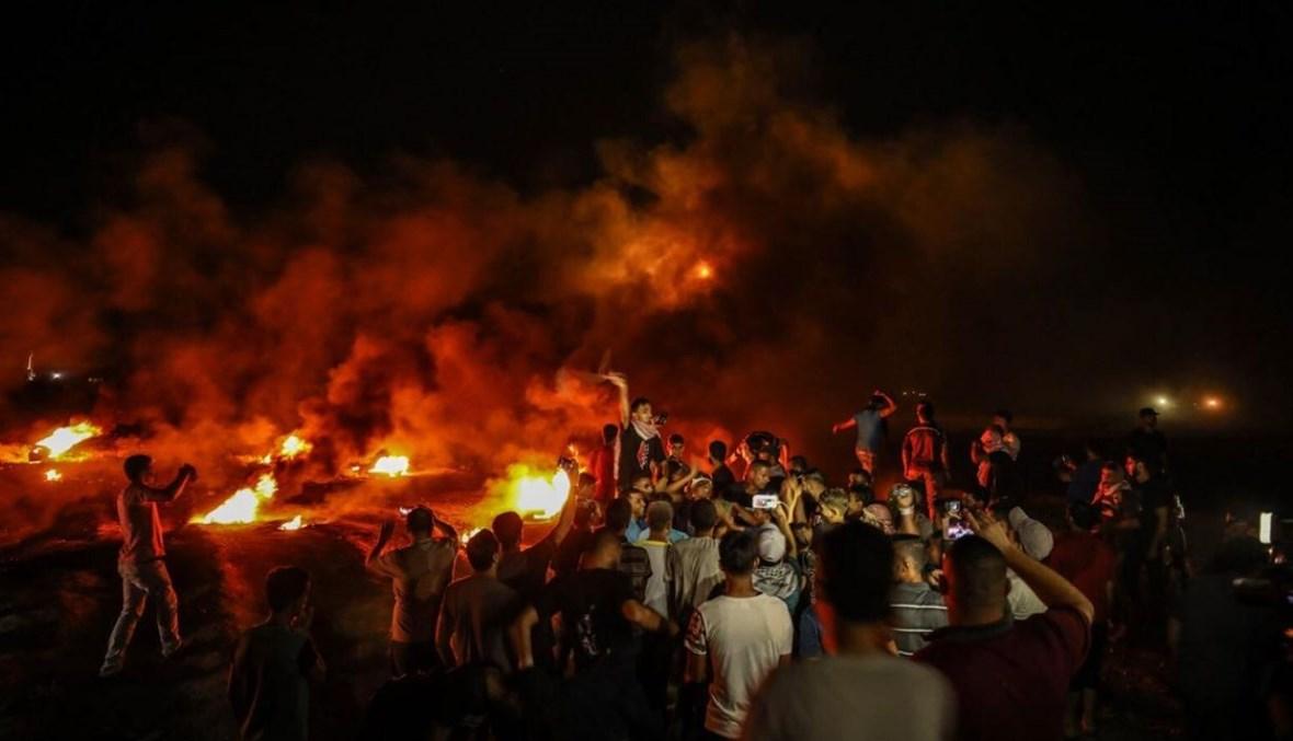 مواجهات شرق جباليا بين شبان فلسطينيين والقوات الإسرائيلية