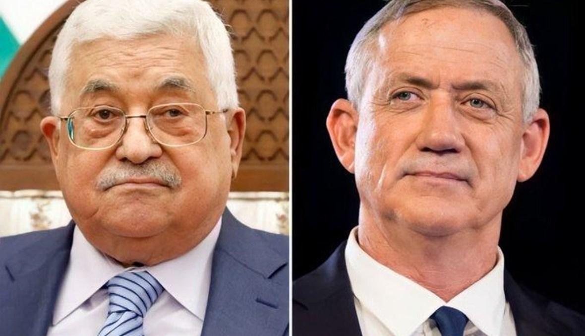 الرئيس الفلسطيني محمود عباس يلتقى وزير الدفاع الإسرائيلي