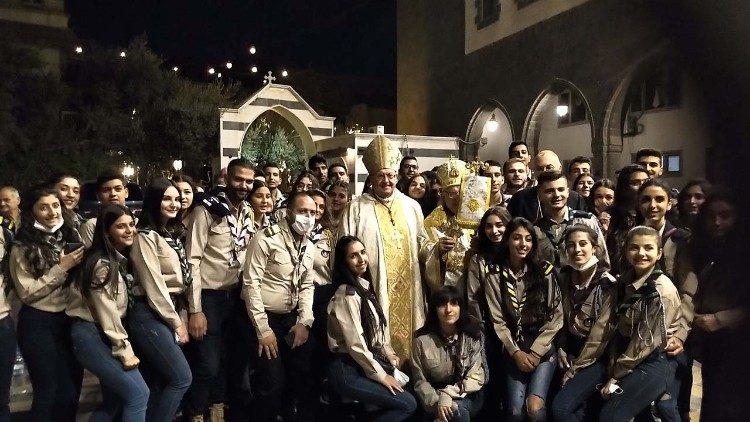 اليوم الثاني للكاردينال ساندري في سوريا