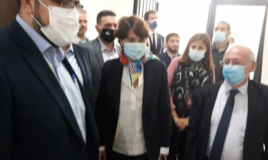 السفيرة الفرنسية تجول في النبطية