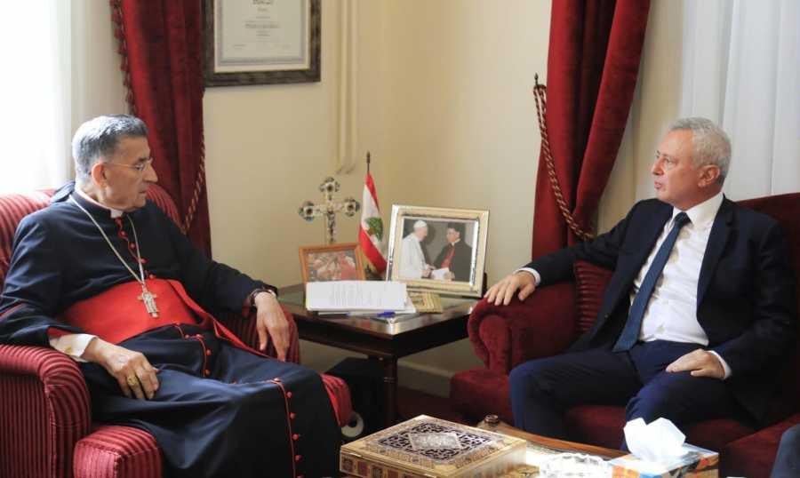 فرنجيه من بكركي: نحرص على علاقات جيدة مع الدول العربية واذا استقال قرداحي لن نسمي خلفاً له