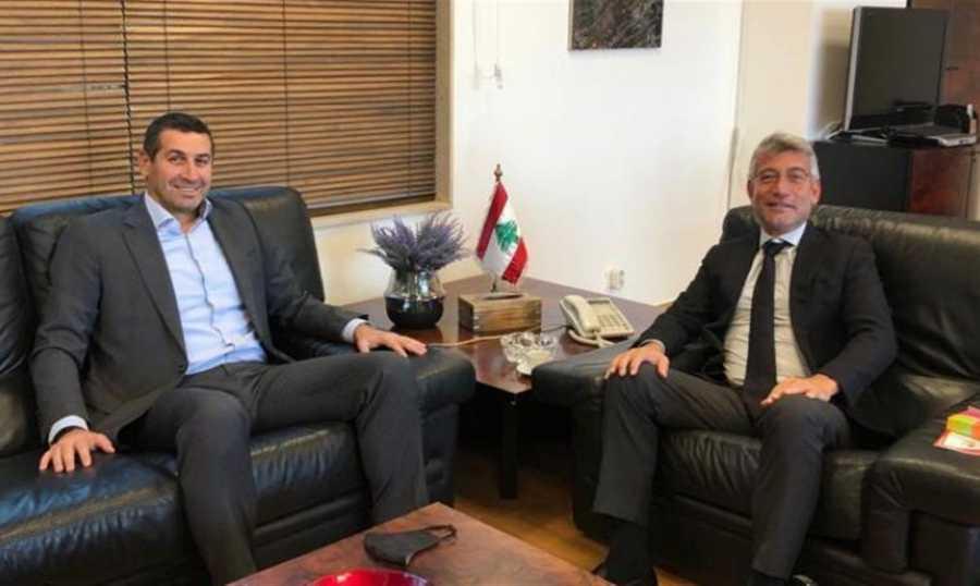 فياض بحث ومعلوف في عدد من الملفات واجرى اتصالات لتسريع انجازها
