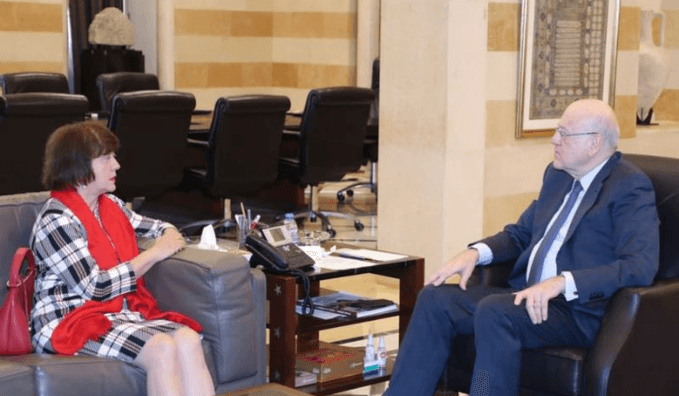 المنسقة الخاصة للامم المتحدة بعد لقاء ميقاتي: كل الدعم لعمل الحكومة
