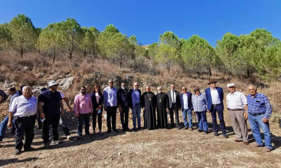 لبعا تستقبل المطران إبراهيم بإطلاق اسمه على محميتها الطبيعية