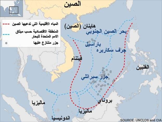 توتر بين الصين والفلبين في بحر الصين الجنوبي